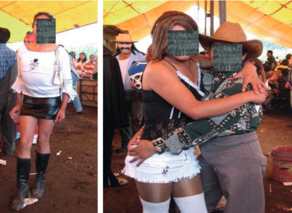 Otra mujer trans participante en el baile.