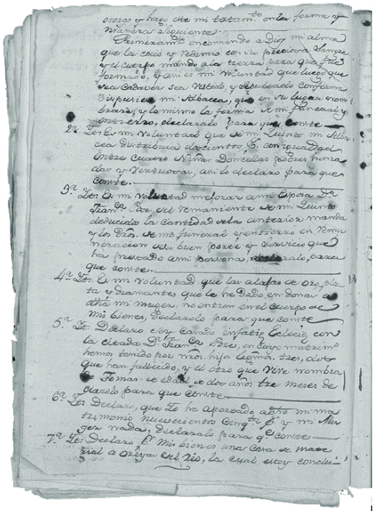 Testamento foja 3