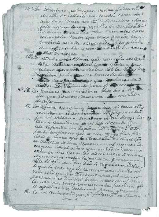 Testamento foja 5