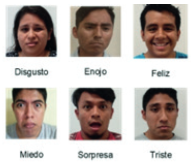 Expresiones prototípicas de Ekman