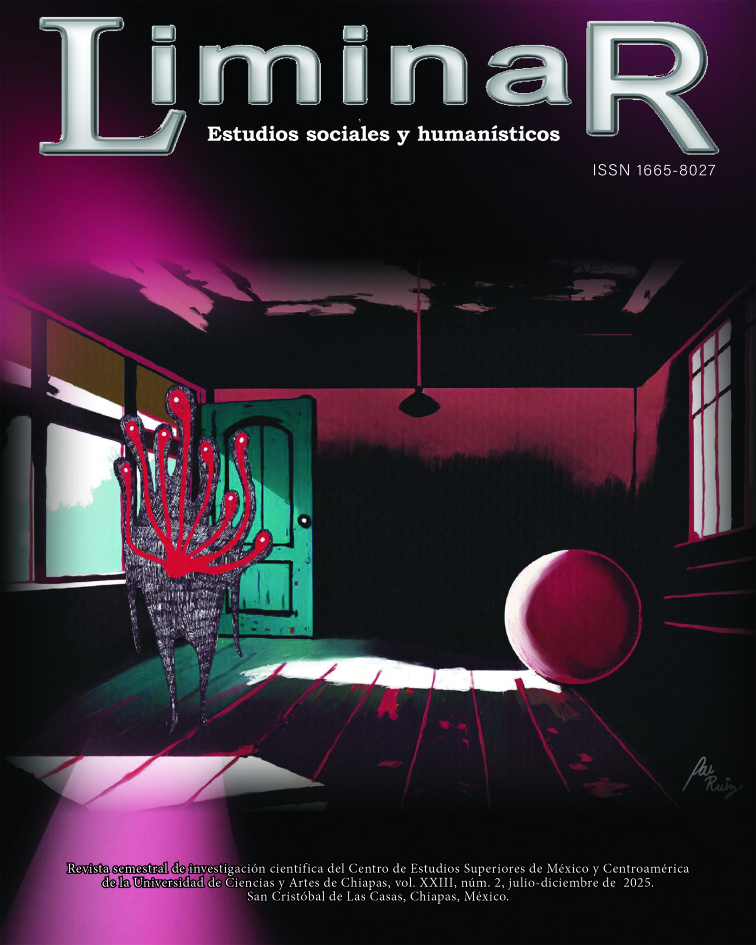 Imagen de portada: Pau Ruiz (Tuxtla Gutiérrez, Chiapas, 1988-)